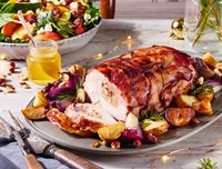  Fresh Turducken Roast with Cranberry and Apple Stuffing