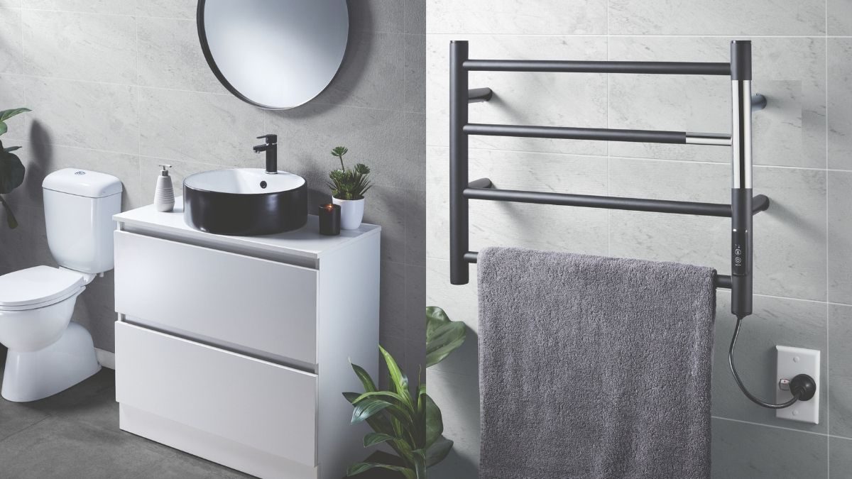 aldi towel rail