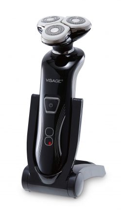 Electric Shaver with Triple Flexing Heads