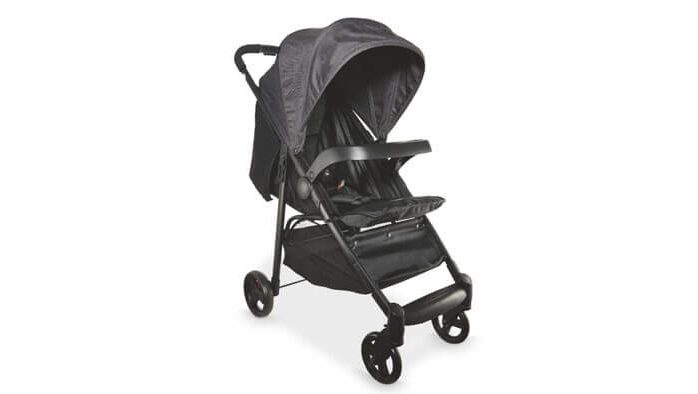 mothers choice 3 wheel stroller out and about