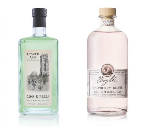 Tower Shamrock Irish And Boyles Raspberry Blush Gins