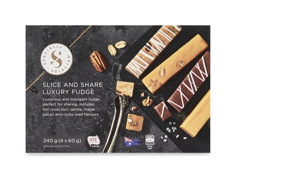 Slice and Share Luxury Fudge