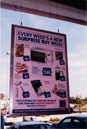 Special Buys at ALDI Bankstown Airport grand opening 2001