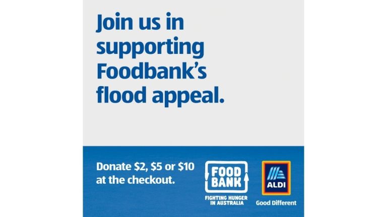 ALDI Australia extends its food donation support to communities impacted by the devastating floods