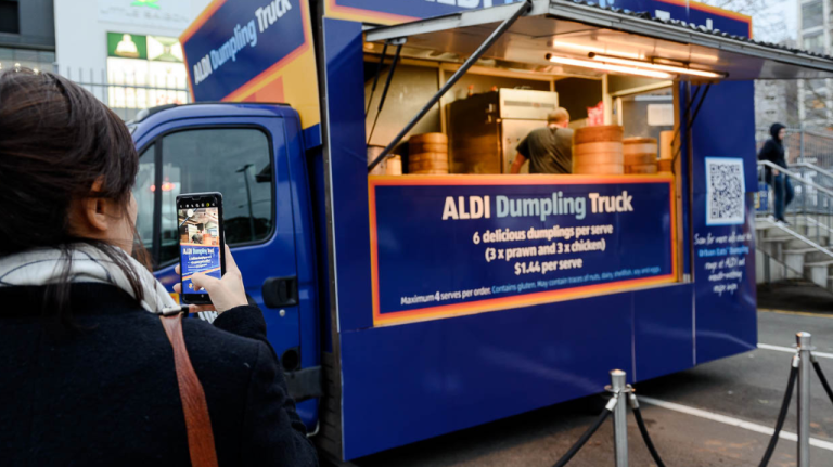 Takeaway for $1.44 per person? It’s possible at ALDI. ALDI Australia opens takeaway “Dumpling Truck” for a Friday dumpling dinner with a truly ALDI price tag.