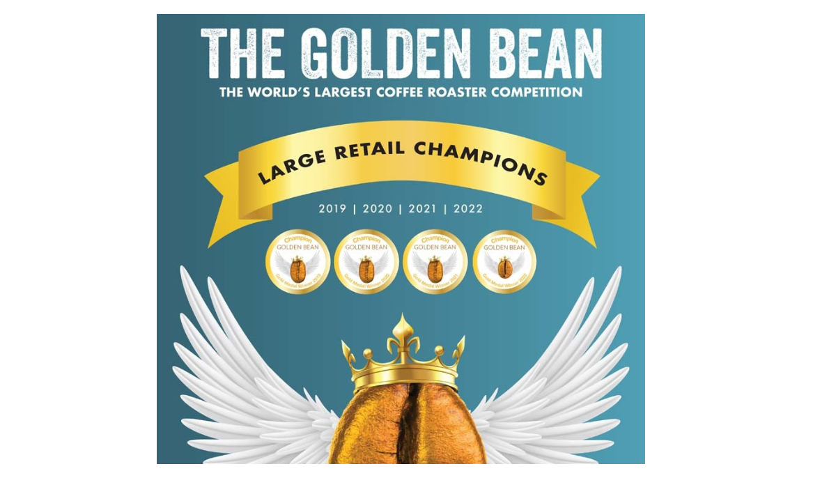 ALDI’s Lazzio Coffee awarded the 2022 Golden Bean for fourth consecutive year!