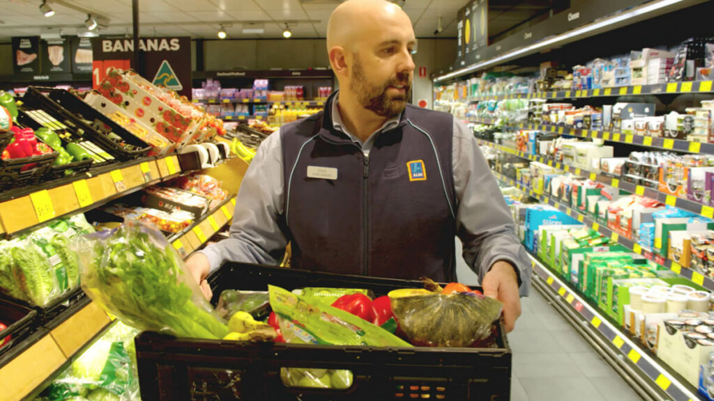 store manager in aldi supermarket