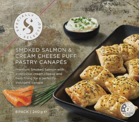 Smoked Salmon And Cream Cheese Puffs
